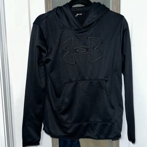 Under Armour black hoodie loose fit size small!